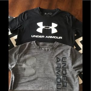 2 youth UA Tee Shirts